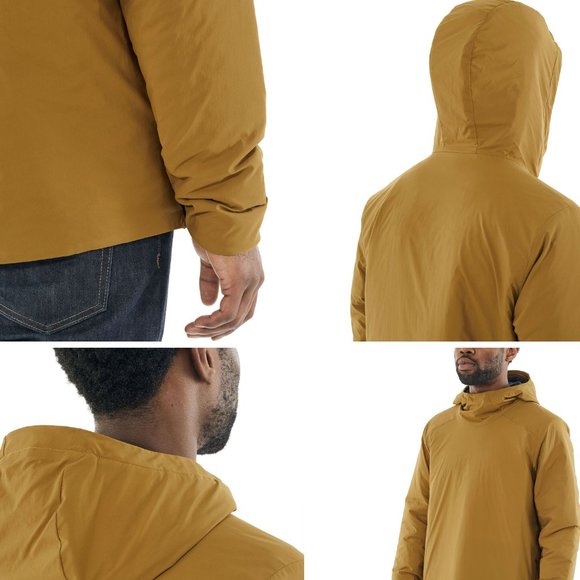 Westerly Hooded Anorak Pullover Merino Loft Jacket CURRY - Small New Lightweight - Picture 2 of 16